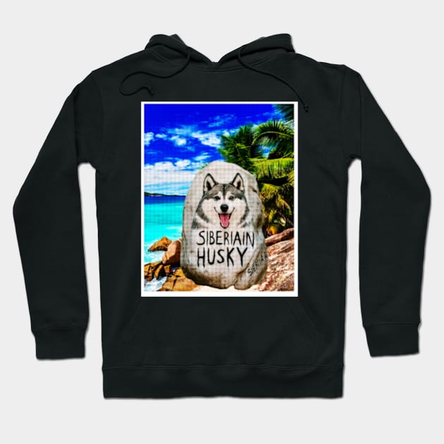 Siberian husky Hoodie by TshirtMA